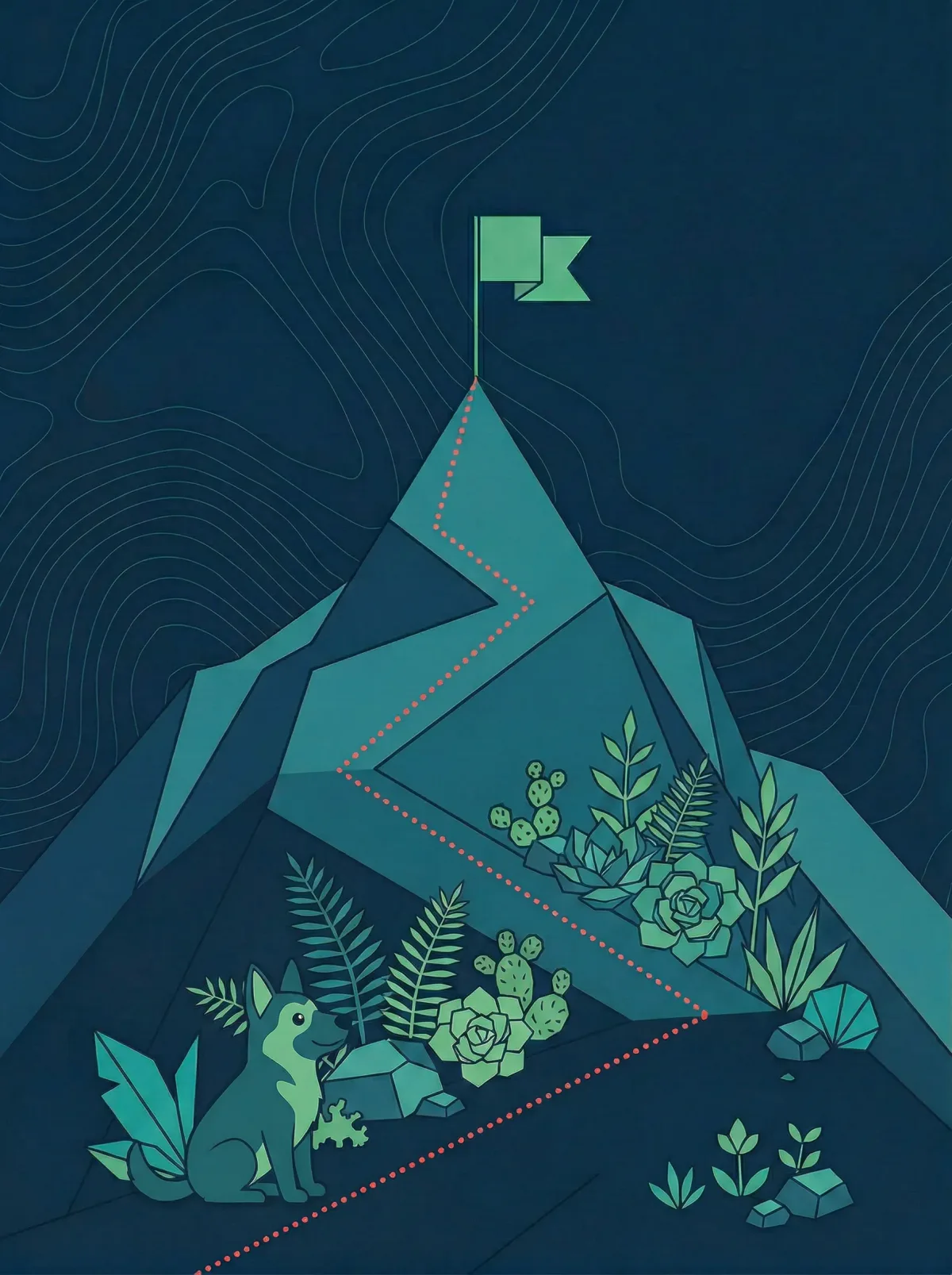 Illustration of a clear path forward